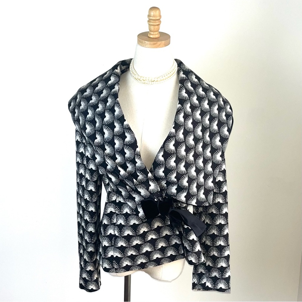 Giorgio Armani Silk Printed Blazer